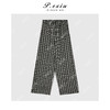 PanYiXiu/潘依绣【格纹控】100%真丝几何格纹慵懒风休闲裤M8852 商品缩略图1