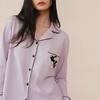 【内衣店庆提前购】3楼安莉芳芬狄诗【针织棉系列】口袋萌宠刺绣女士家居服套装FL00713吊牌价599元 商品缩略图1