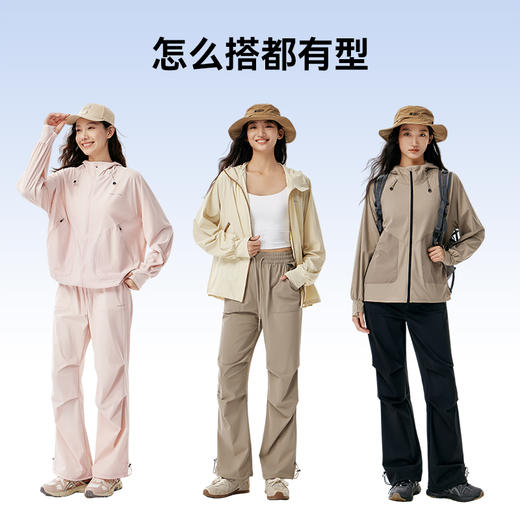 MOLYVIVI 盈感活力运动防晒衣女防紫外线透气专业防晒服遮阳皮肤衣 商品图4