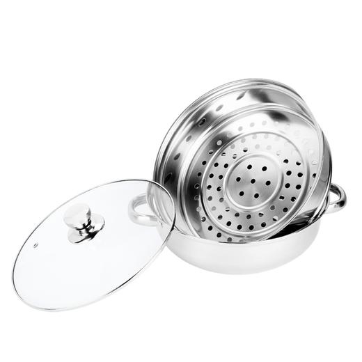 浮士德 好味来豪华蒸火锅 HG-1028 蒸煮两用电火锅多功能 商品图1