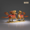 铜师傅《麒麟献瑞》客厅桌面铜摆件 家居装饰工艺品 商品缩略图1