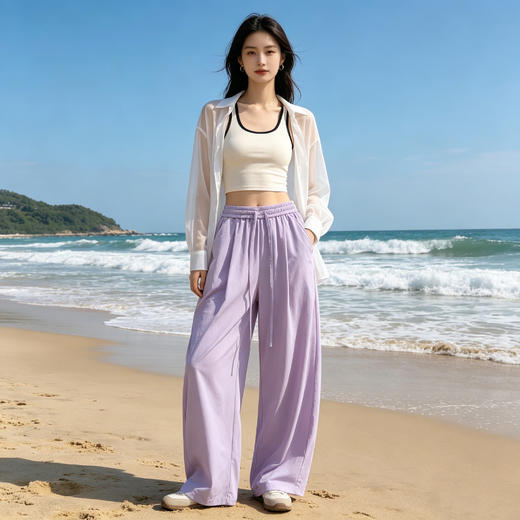 Schenvega情侣百搭山系冰爽防晒裤 宽松百搭 E50-922 商品图2