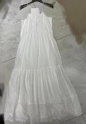 【门店同款】ENJOY夏季欧式刺绣吊带裙 157846101