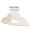 太力植绒衣架(10个装)米色 AT537 防滑无痕衣架干湿两用 商品缩略图2