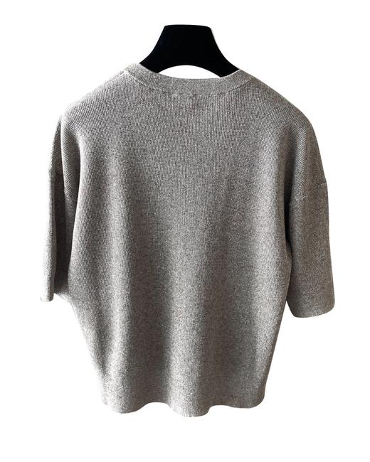 女款落肩针织短袖上衣hu006 商品图1