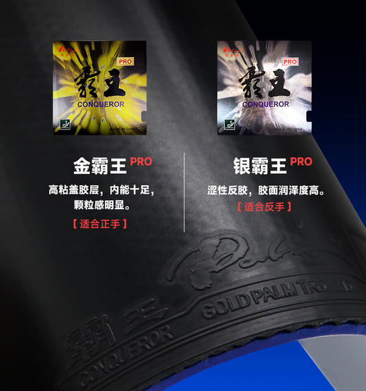 Palio拍里奥霸王pro乒乓球胶皮正反手弧圈快攻型反胶套胶 商品图4