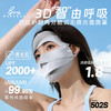 3D“智”由独立呼吸仓【BoRoUoo 分舱氏真丝防晒面罩】真丝护眼角贴片  桑蚕丝  凉感科技  一键喝水设计（五月1-3号放假，4号恢复发货） 商品缩略图1