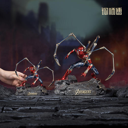 铜师傅《蜘蛛侠》漫威系列限量手办 复仇者联盟桌面铜摆件 商品图5