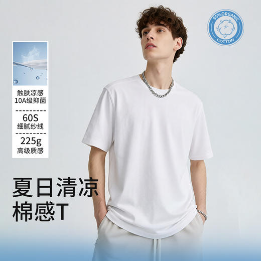 夏款上新【憨棉匠 夏日凉感正肩T系列】男女款任选（3-5天发货） 商品图4