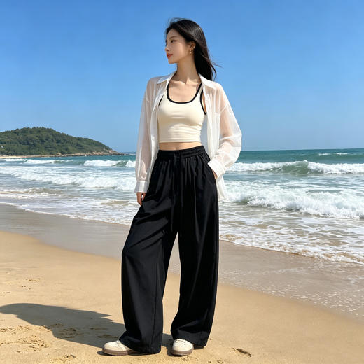 Schenvega情侣百搭山系冰爽防晒裤 宽松百搭 E50-922 商品图10