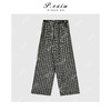 PanYiXiu/潘依绣【格纹控】100%真丝几何格纹慵懒风休闲裤M8852 商品缩略图2