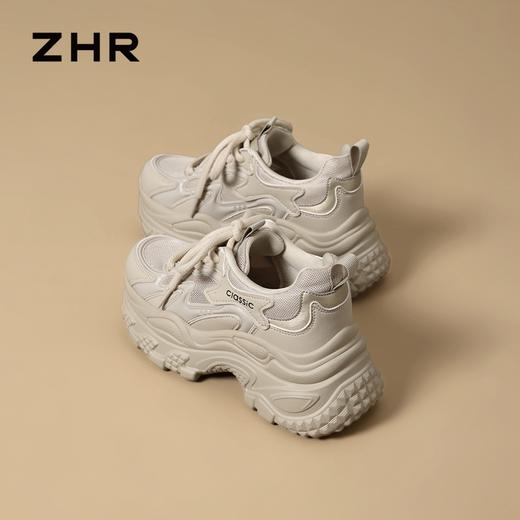 ZHR则则户外休闲鞋女2026春季新款厚底软底登山鞋透气轻便运动鞋老爹鞋 商品图9