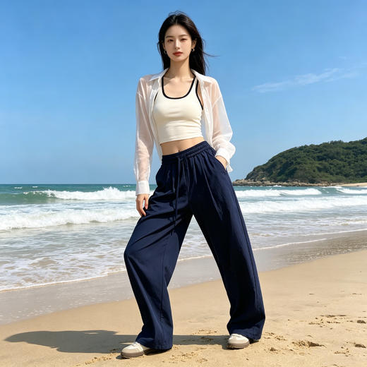 Schenvega情侣百搭山系冰爽防晒裤 宽松百搭 E50-922 商品图11