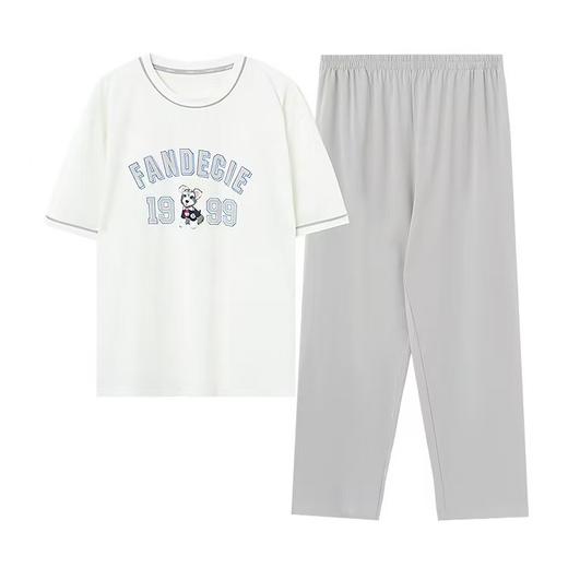 【内衣店庆提前购】【一口价】3楼安莉芳芬狄诗专柜26春夏新款男舒适睡衣 圆领套头家居服套装FLM0745吊牌价699元现价429元 商品图3