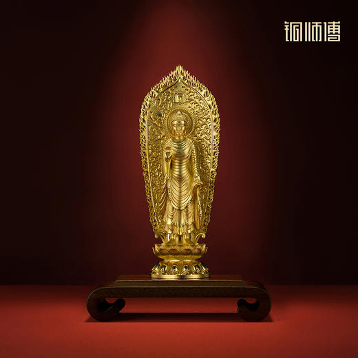 铜师傅 见微系列《妙相梵容》客厅如来佛祖铜摆件 家居铜工艺品 商品图0