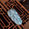 【天然正品】A货翡翠AU750收藏级黄金镶天然细腻冰种叶子（金枝玉叶）翡翠吊坠项链56.0*25.1*7.0MM（皆取最大值）311025AH20 商品缩略图7