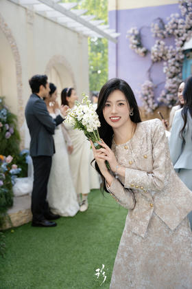 法小曼*子珍新中式高级显瘦套裙FYC719+FYS613