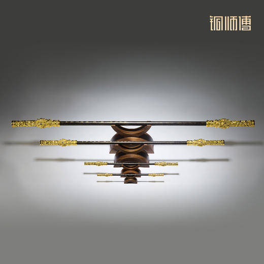 铜师傅《悟空之金箍棒》齐天大圣孙悟空如意金箍棒桌面铜摆件 商品图4