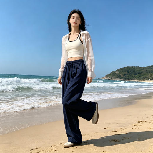 Schenvega情侣百搭山系冰爽防晒裤 宽松百搭 E50-922 商品图8