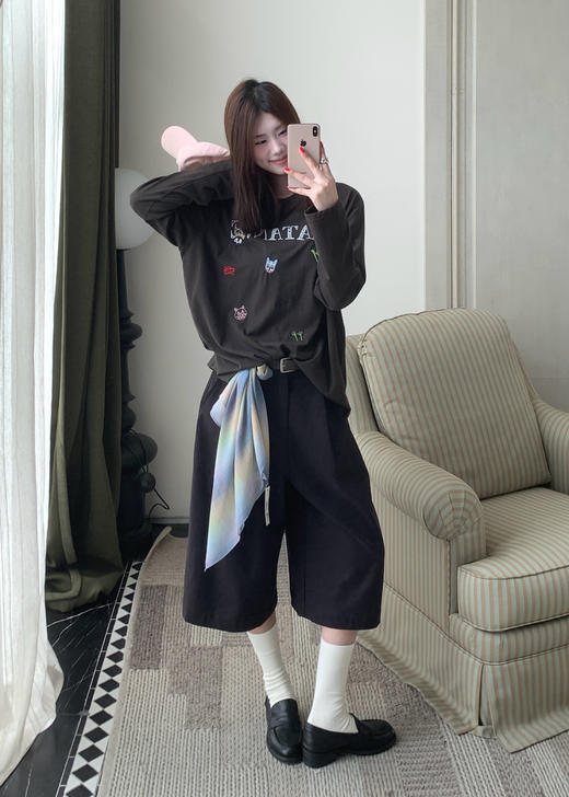 【门店同款】ENJOY夏季趣味印花长袖T 170493426 商品图1