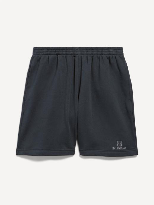 五分大短裤，重工刺绣工艺。大毛圈内里松紧腰身户外短裤E042286 商品图6