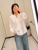 女款蝴蝶结丝质长袖衬衫ba 商品缩略图3