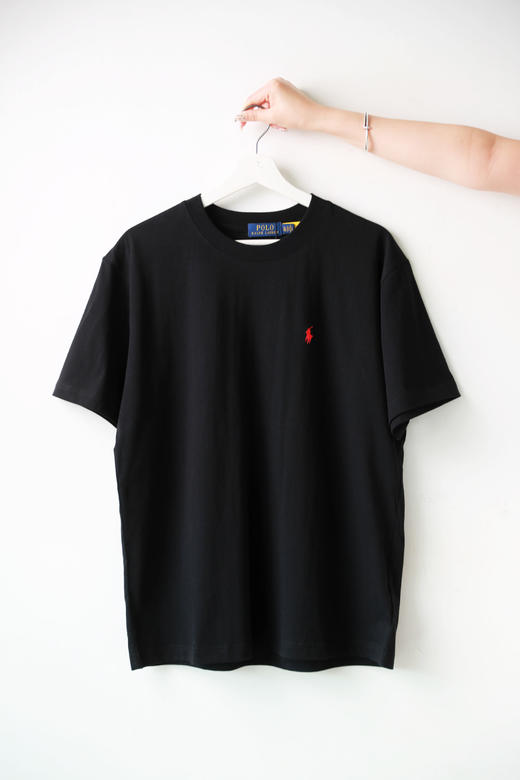 7个颜色一起，小标刺绣tee。情侣圆领基础纯色全棉半袖t恤E042258 商品图11