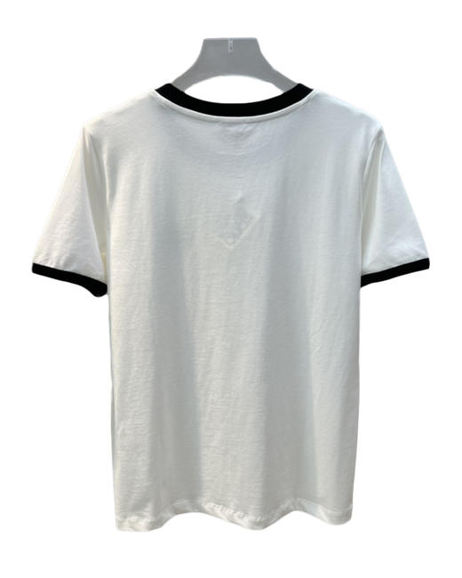 女款棉质刺绣短袖T恤ba014 商品图1