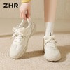 【头层猪皮】ZHR则则内增高阿甘鞋德训鞋女鞋春季新款休闲运动鞋 商品缩略图6