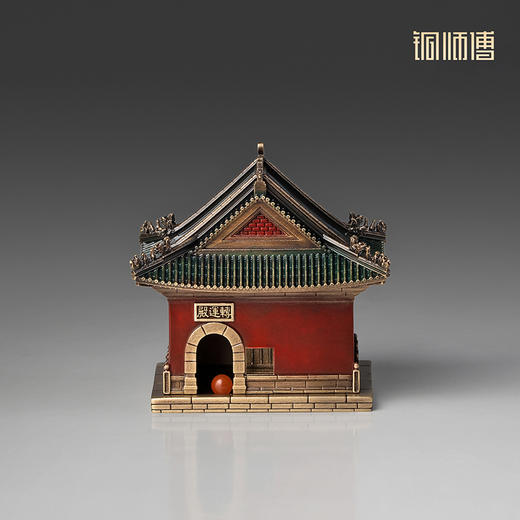 铜师傅 见微系列《武当联名升运殿》客厅铜建筑摆件 家居工艺品 商品图2