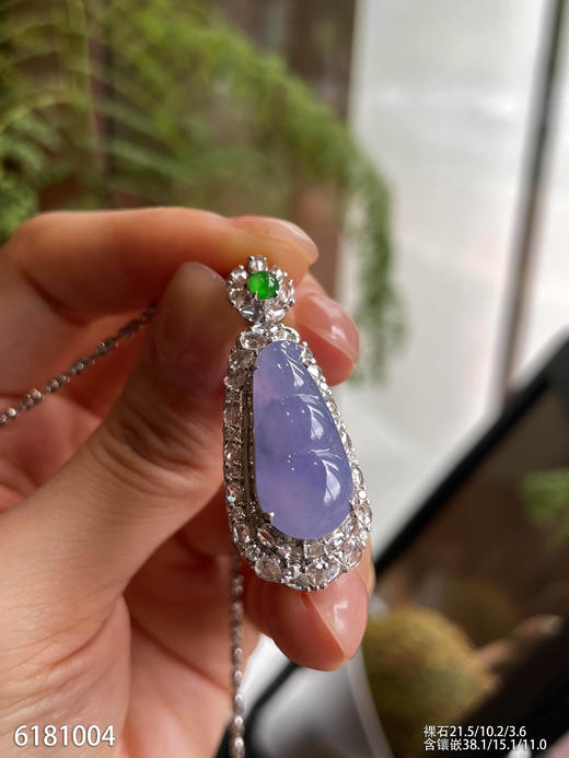 6181004，紫罗兰福豆吊坠。具体价格微信咨询 商品图1