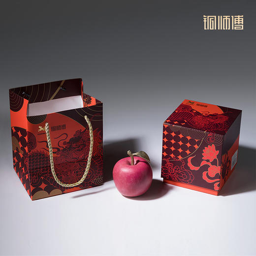铜师傅《吉祥苹果》客厅平安果铜摆件 家居装饰工艺品 乔迁礼物 商品图6