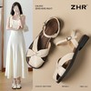 ZHR则则蝴蝶结罗马凉鞋2026新款百搭轻便包头凉鞋ins软底舒适女鞋 商品缩略图0