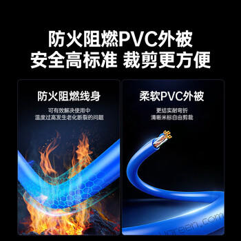 绿联六类千兆网线【0.57±0.008mm纯铜线芯】CAT6类非屏蔽双绞线 家装网络POE监控工程箱线100米 11257 商品图4