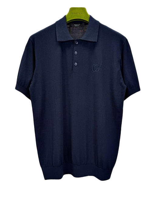 男款刺绣短袖针织Polo衫la012 商品图0