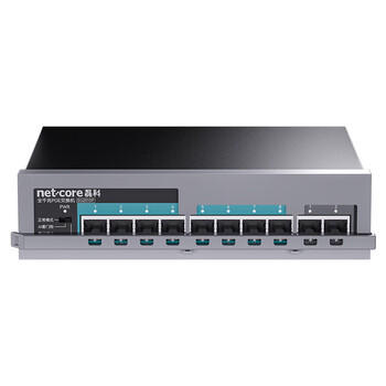 磊科（netcore）SG2010P 10口千兆8口供电POE交换机 企业级家用宿舍监控网络网线分线器 兼容百兆（新老版本混发） 商品图3