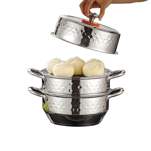 浮士德 德比星钻三层蒸锅 HG-1056 不锈钢蒸锅加厚大号 商品图2