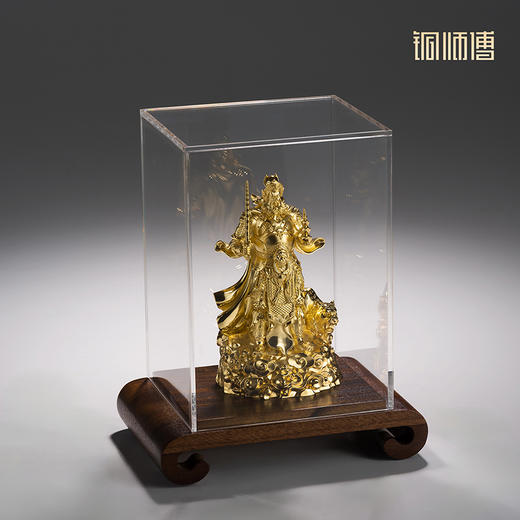 铜师傅 见微系列《玄坛神威》武财神赵公明紫铜摆件 家居工艺品 商品图4