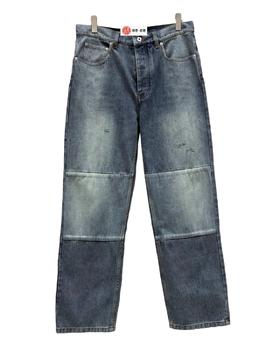 男款拼接牛仔裤长裤la010