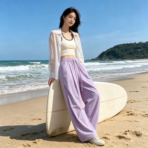 Schenvega情侣百搭山系冰爽防晒裤 宽松百搭 E50-922 商品图6