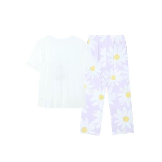 【内衣店庆提前购】【一口价】3楼安莉芳芬狄诗女士26年春夏款短袖圆领长裤家居服套装FL00743吊牌价699元现价499元 商品图2