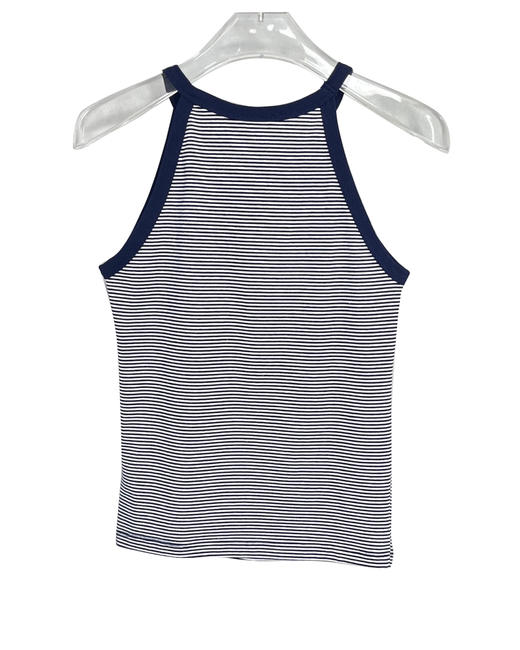 女款刺绣条纹针织吊带背心la008 商品图1