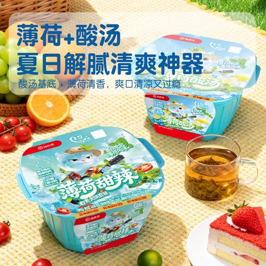 【夏日限定】海底捞夏日限定薄荷自煮火锅套餐薄荷酸汤甜辣夜宵解馋户外方便速食 商品图2