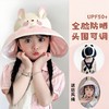 【送防风绳❗️儿童空顶遮阳帽】UPF50+ 大帽檐全脸防晒 头围可调，遮阳防紫外线太阳帽可折叠大帽檐渔夫小童防晒清新甜美 商品缩略图1