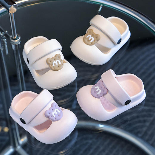 超值两双，可任选【漏水速干❗清爽不闷】EVA儿童洞洞鞋夏季女童室内防滑卡通男童学步宝宝外穿沙滩凉鞋。xb 商品图1