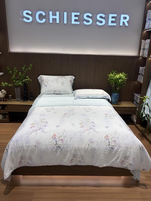 【悦萦粉/悦萦蓝 再生+莱赛尔】舒雅生活简系四件套70%再生纤维素纤维30%莱赛尔纤维 新型混纺面料，手感接近天丝，爽滑软糯，抗皱，好打理  活性印染工艺，色彩饱满，环保舒适11020402/03 商品图6