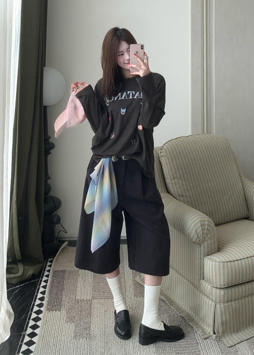 【门店同款】ENJOY夏季趣味印花长袖T 170493426 商品图2