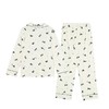 【内衣店庆提前购】3楼安莉芳芬狄诗睡衣女印花翻领开衫家居服套装FL00712吊牌价499元 商品缩略图2