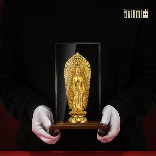 铜师傅 见微系列《妙相梵容》客厅如来佛祖铜摆件 家居铜工艺品 商品图5