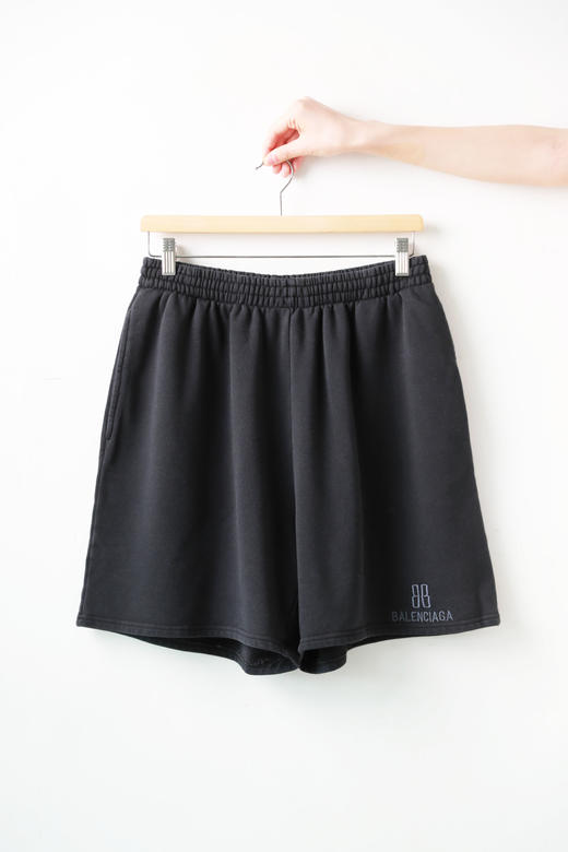 五分大短裤，重工刺绣工艺。大毛圈内里松紧腰身户外短裤E042286 商品图4